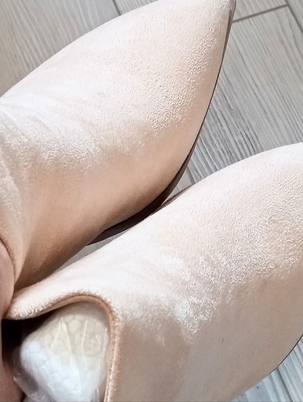 (80-4678) FISACE Womens Pointed Toe Stacked Mid Heel Ankle Boots Sz 9 - Picture 12 of 14